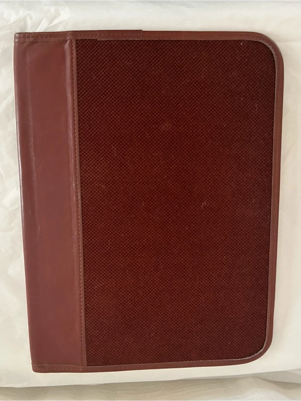 Vintage 70's/80's Leather Legal Size Portfolio PadFolio Case - Brown